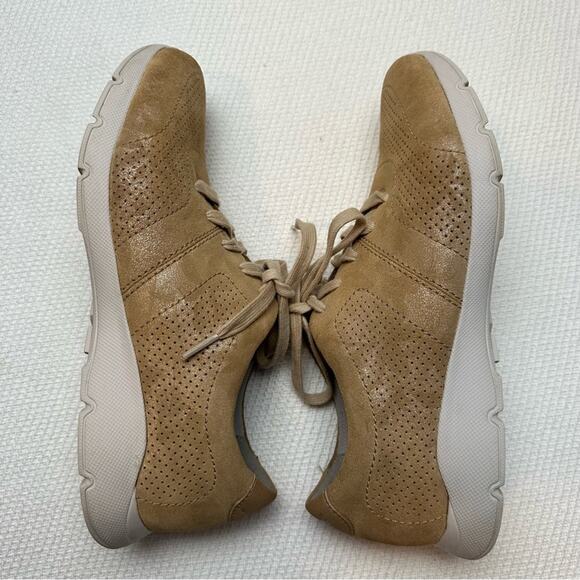 Dansko Alissa Gold Print Leather Athletic Casual Oxford Women's Size 39 - Picture 4 of 9
